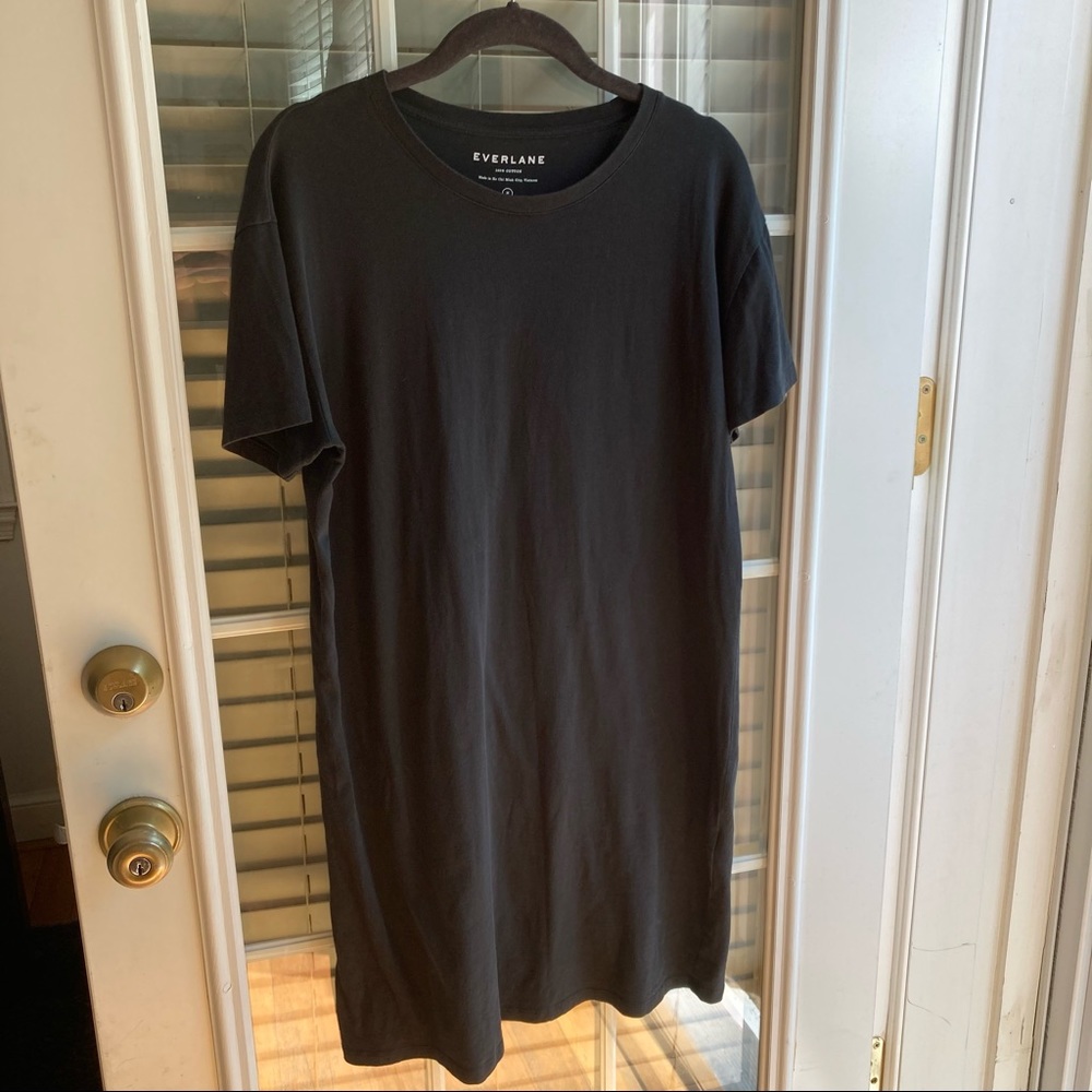 Perfect black T Shirt dress from Everlane